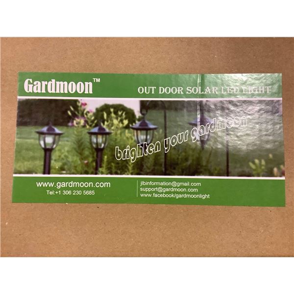 Gardmoon Outdoor Solar Garden LED Light Set of 2