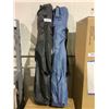 Image 1 : *NEW* Set of 2 Folding Camping Chairs with Carry Case, 1 Black 1 Blue