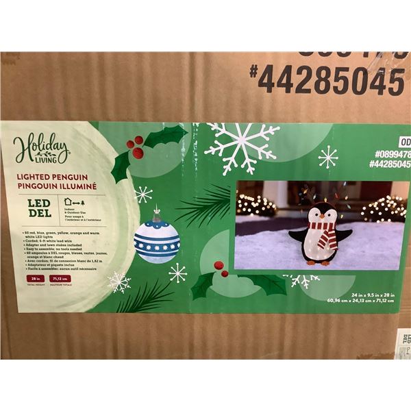 *NEW* 24" LED Lighted Outdoor Holliday Penguin