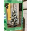 Image 2 : *NEW* 21" LED Lighted Flocked Porch Tree