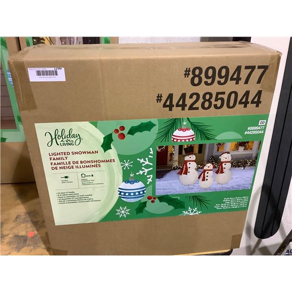 *NEW* Outdoor Lighted Snowman Family