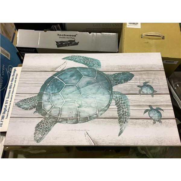 *NEW* Sumgar Turtle Family Canvas Print Aprox* 2'X 1'