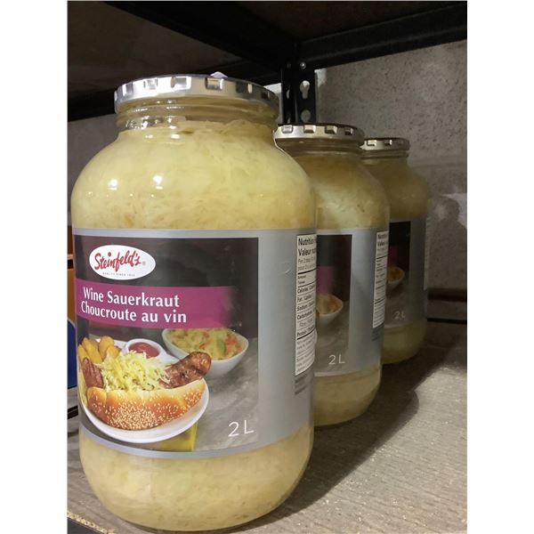 Steinfeld's Wins Sauerkraut - 3X 2L Jars