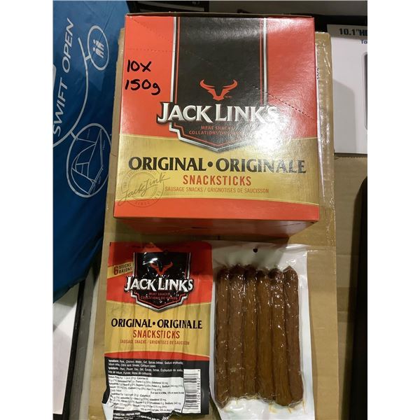 Jack Links Originals Snack Sticks 10X150g