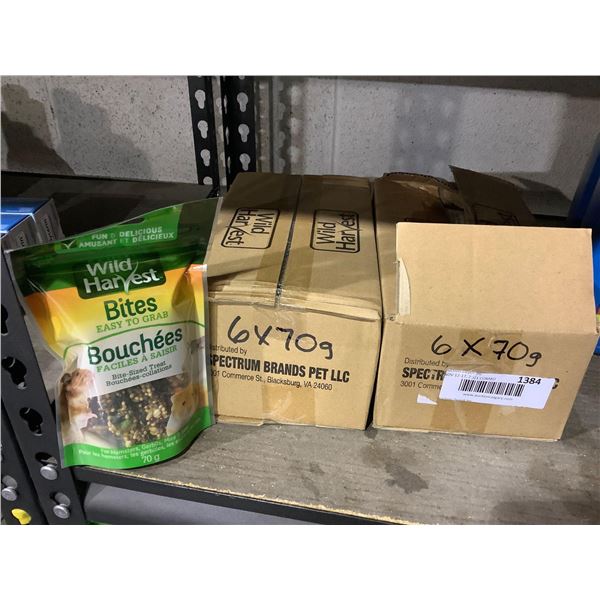 Wild Harvest Hamster/Gerbil Bites 12X 70g