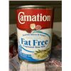 Image 2 : Carnation Fat Free Evaporated Skim Milk 12X354ml