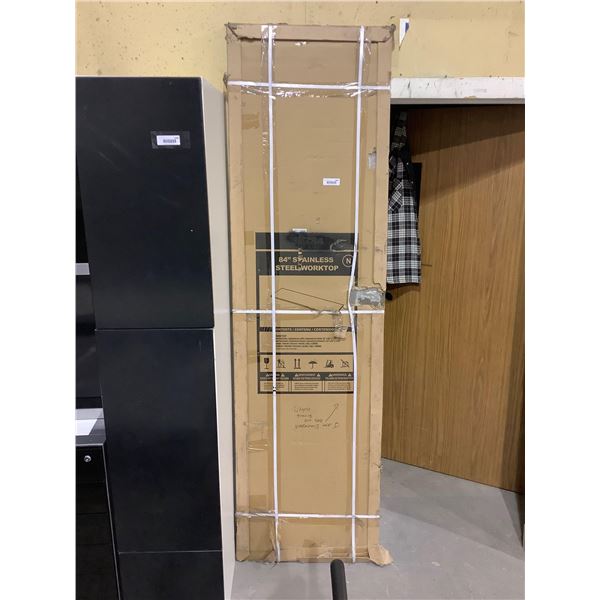 84" Stainless Steel Worktop