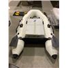 Image 1 : NEW Inflatable Aqua Parx RIB230 -  2 man Boat with Oars and Solid Back for Motor Mount