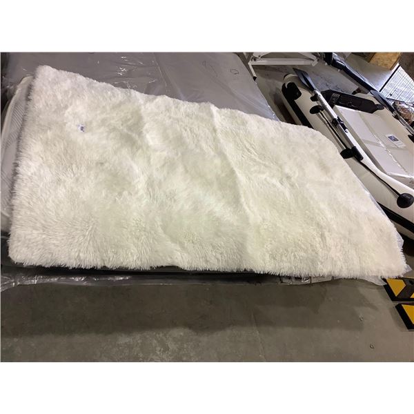 Super Soft Faux Fur (Larger than a Twin Size Mattress)  Area Rug