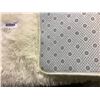 Image 2 : Super Soft Faux Fur (Larger than a Twin Size Mattress)  Area Rug