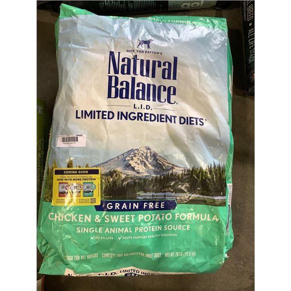 Natural Balance Limited Ingredient Chicken & Sweet Potato Dog Kibble 26 lbs