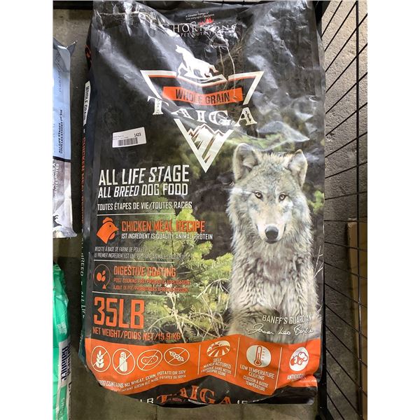 Taiga Whole Grain Chicken meal  Large Breed Dog Kibble 15.9Kg
