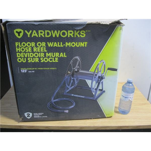 Yardworks Floor Or Wall Mount Hose Reel