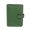 Image 1 : Louis Vuitton Green Epi Leather Agenda PM Wallet