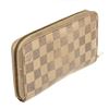 Image 3 : Louis Vuitton Beige Damier Canvas Zippy Wallet