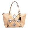 Image 1 : Coach Beige Snake Patchwork Ava Shoulder Bag