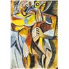 Image 1 : Spanish Cubist Gouache on Paper Signed Picasso