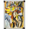 Image 2 : Spanish Cubist Gouache on Paper Signed Picasso