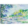 Image 1 : French Oil on Paper Signed Claude Monet