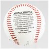 Image 6 : MLB Baseball Signed Mickey Mantle