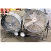 Image 1 : Qty 2 TPI Industrial Wheeled Warehouse Fans