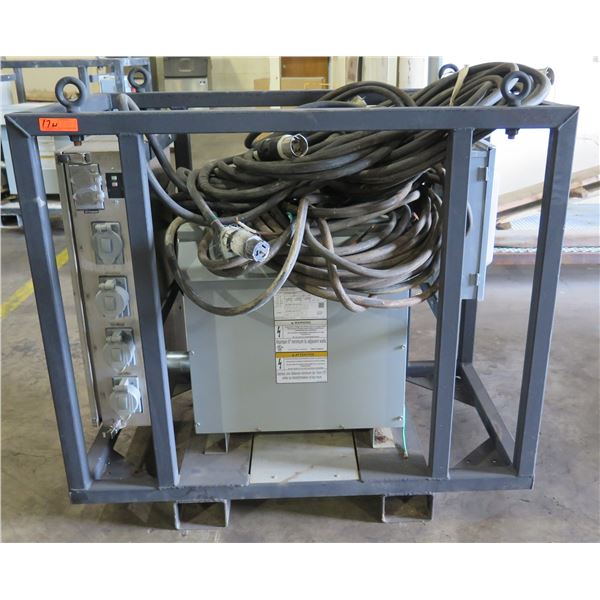 Jefferson Electric Dry Type Power Transformer CEP Portable Power Distribution Unit w/ Cables