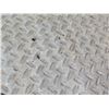 Image 7 : Metal Diamond Road Plate w/ Hooks 87"x38"W