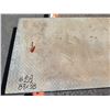 Image 2 : Metal Diamond Road Plate w/ Hooks 87"x38"W