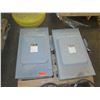 Image 2 : Qty 2 Square D Enclosed Breaker Boxes