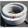 Image 1 : Qty 4 Oldcastle Precast Plus System Concrete Risers #3704  SWL = 2000 Lbs. 49" Diameter