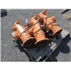 Image 2 : Qty 3 Orange Clow Valves Fire Hydrant Wet Barrel 200 WP NL 300225 (21-4D8Y)