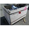 Image 2 : Wood Bin Rods, Bases, Angle Iron, Binders, Blue Hose, etc