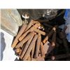 Image 8 : Wood Bin Rods, Bases, Angle Iron, Binders, Blue Hose, etc