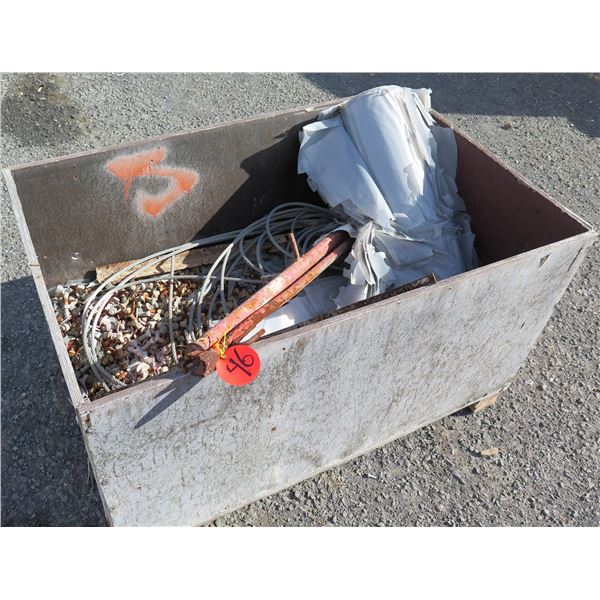 Wood Bin Nuts & Bolts, Hardware, Wire Cable, Pipe, etc