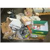 Image 1 : Pallet Spools Wire, Metal Hose, Pipe Bender, Misc Parts, etc
