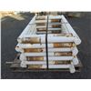 Image 2 : Pallet of Multiple White Metal Pipe Frames