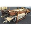 Image 1 : Rack of Misc Metal GME Rugger Metal Punched Lengths, Poles w/ Fitted Ends, etc