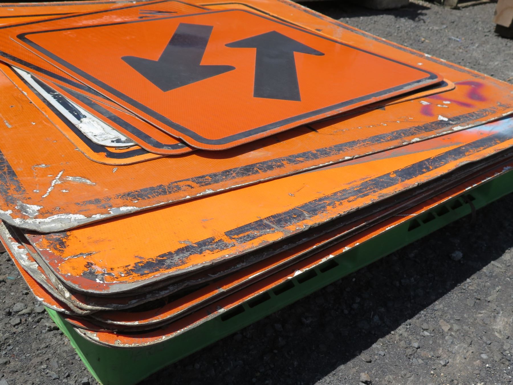 Multiple Construction Safety Signs