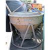 Image 1 : Metal Cement Bucket 55"H x 46" Diameter