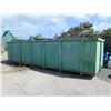 Image 2 : Metal Green Container w/ Parts 233" x 87" x 60"H