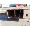 Image 2 : Qty 3 Red I Beams 235" x 6.5" x 8"H