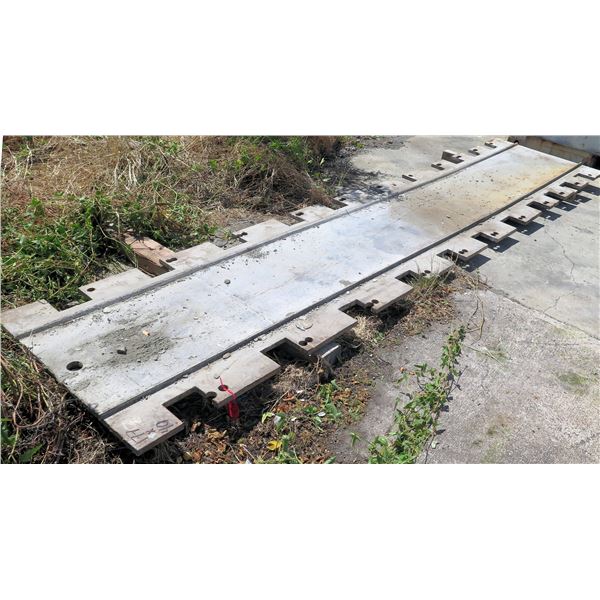 Steel Plate w/ Notched Edges 177"x40"W