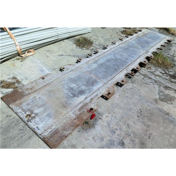 Steel Plate w/ Notched Edges 178"x40"W