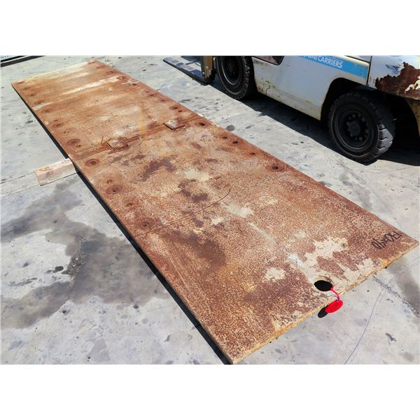 Steel Road Plate w/ Support Holes