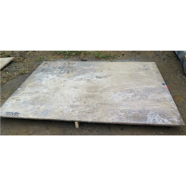 Steel Road Plate 97"x72"W