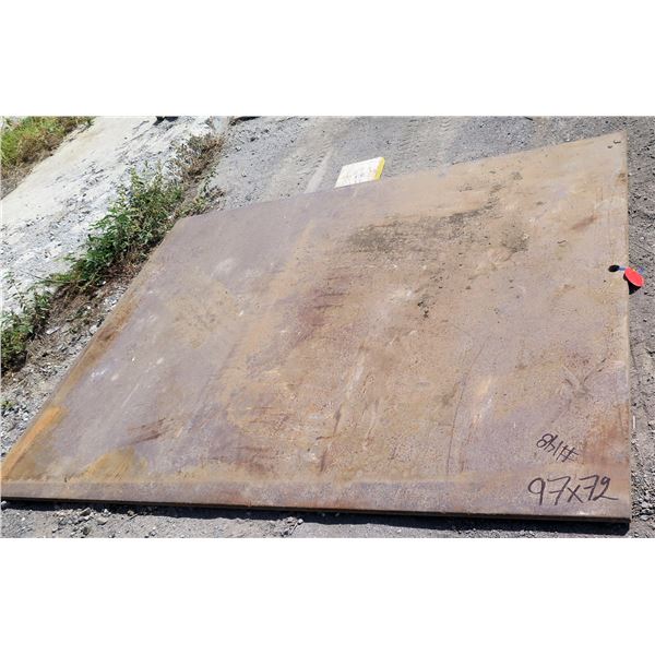 Steel Road Plate 97"x72"W