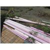 Image 10 : Multiple Pipes: Cresline 1-1/4" PVC, Vinyl Tech PVC, etc - Misc Sizes 90"-192"L