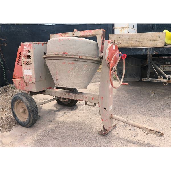 MultiQuip MC-94P Rotary Towable Concrete Mixer (Does Not Run, Missing Parts)