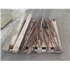 Image 8 : Qty 2 Pallets Misc Lumber, Framing Stakes, Rods, etc