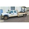 Image 1 : 2006 Ford F450 Flatbed Truck, GVWR 16000, 63510 Miles (Engine Runs - See Video)